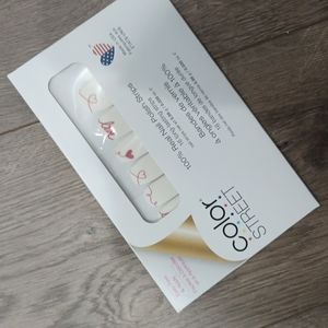 Color Street nail strips, retired Love Letter set